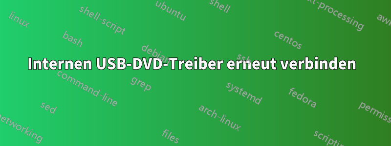 Internen USB-DVD-Treiber erneut verbinden 