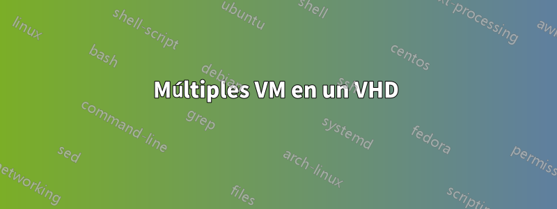 Múltiples VM en un VHD