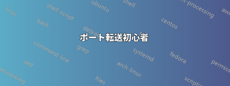 ポート転送初心者