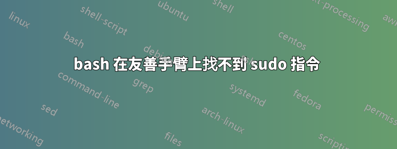 bash 在友善手臂上找不到 sudo 指令