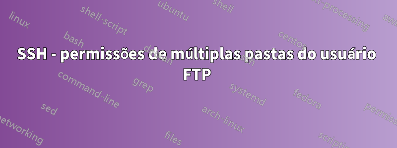 SSH - permissões de múltiplas pastas do usuário FTP