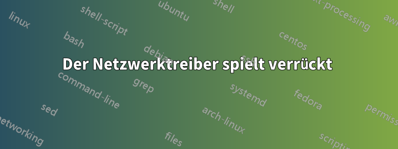 Der Netzwerktreiber spielt verrückt