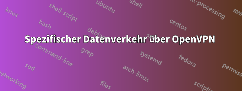 Spezifischer Datenverkehr über OpenVPN