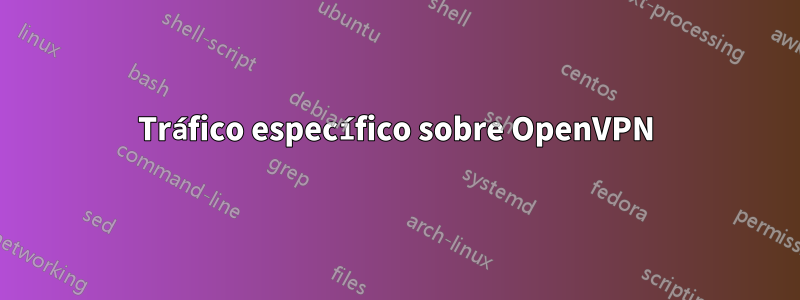 Tráfico específico sobre OpenVPN