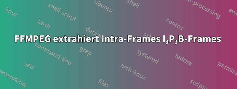 FFMPEG extrahiert Intra-Frames I,P,B-Frames