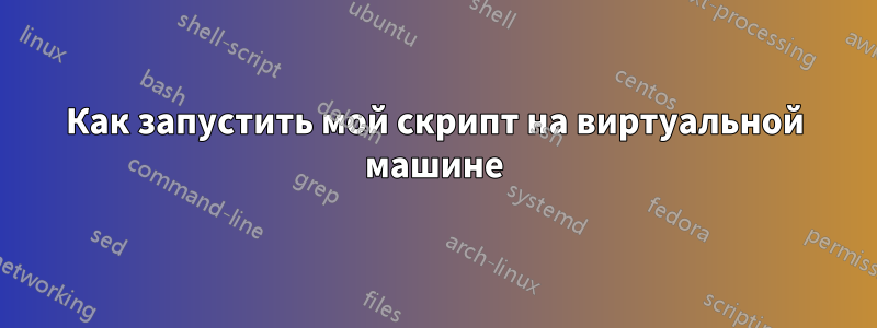 Как запустить мой скрипт на виртуальной машине