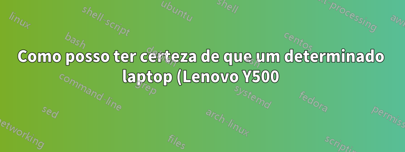 Como posso ter certeza de que um determinado laptop (Lenovo Y500) suporta duas telas externas?