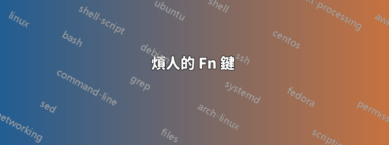 煩人的 Fn 鍵