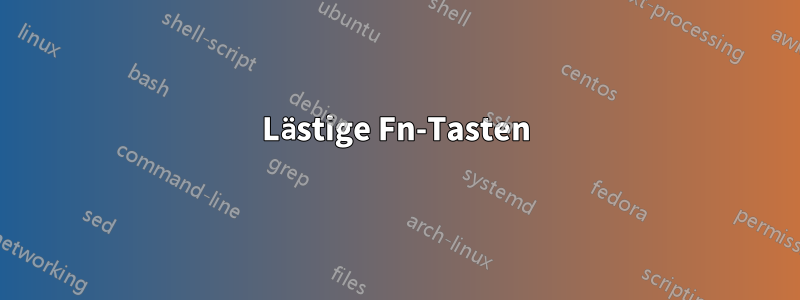 Lästige Fn-Tasten