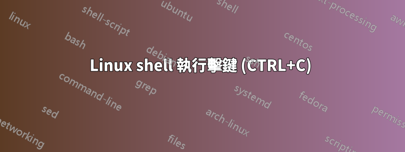 Linux shell 執行擊鍵 (CTRL+C)