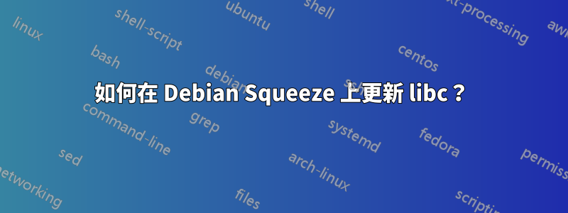 如何在 Debian Squeeze 上更新 libc？