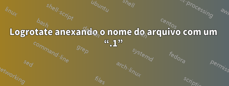 Logrotate anexando o nome do arquivo com um “.1”