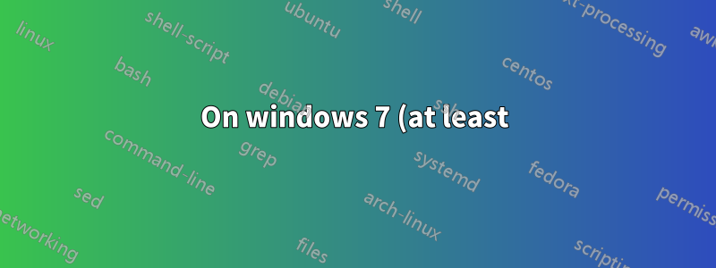 On windows 7 (at least) screen sharing from skype is distorted
