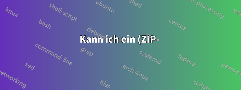 Kann ich ein (ZIP-)Archiv in Cygwin mounten?