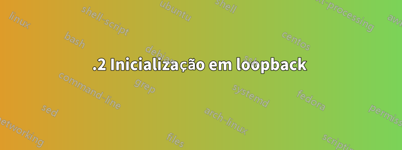 5.2 Inicialização em loopback