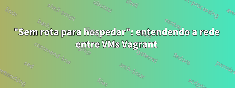 "Sem rota para hospedar": entendendo a rede entre VMs Vagrant