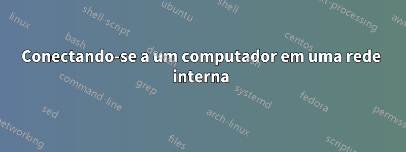 Conectando-se a um computador em uma rede interna