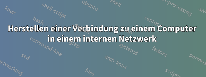 Herstellen einer Verbindung zu einem Computer in einem internen Netzwerk