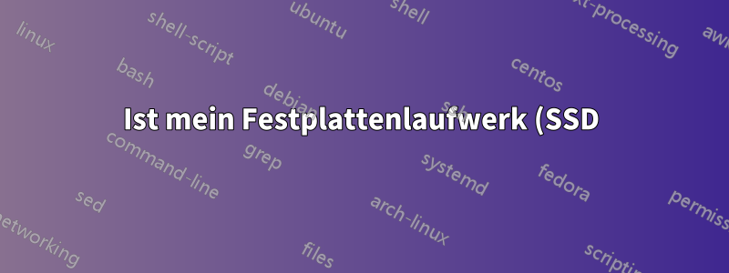 Ist mein Festplattenlaufwerk (SSD) defekt?