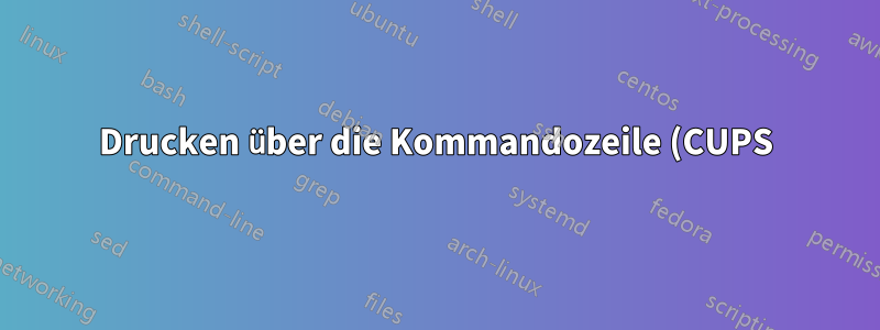 Drucken über die Kommandozeile (CUPS) mit Fotodrucker