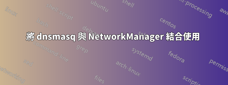 將 dnsmasq 與 NetworkManager 結合使用