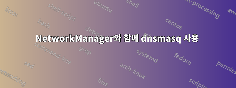 NetworkManager와 함께 dnsmasq 사용