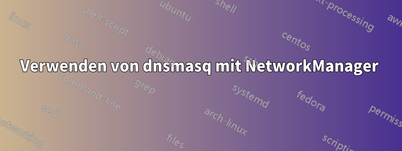 Verwenden von dnsmasq mit NetworkManager