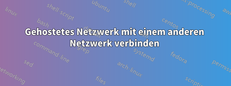 Gehostetes Netzwerk mit einem anderen Netzwerk verbinden