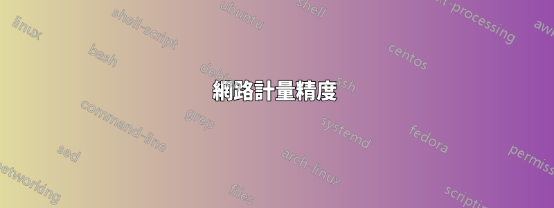 網路計量精度