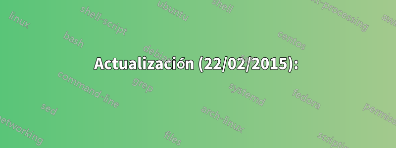 Actualización (22/02/2015):