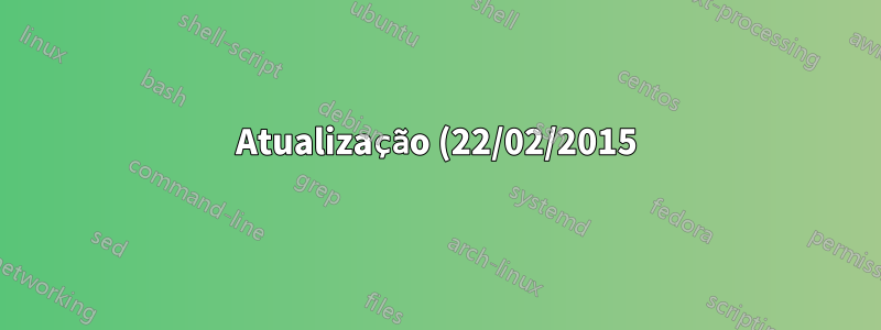 Atualização (22/02/2015):