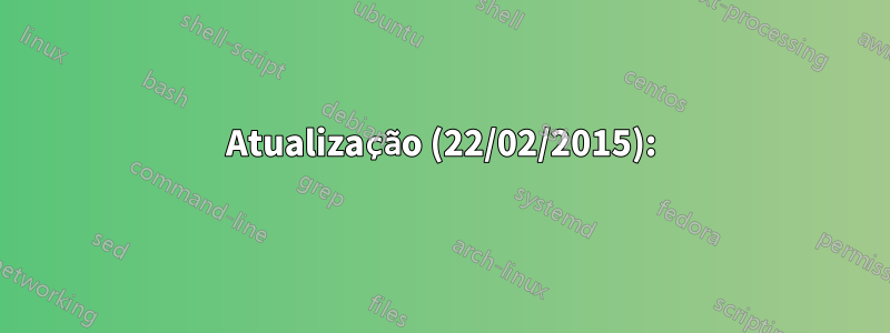 Atualização (22/02/2015):
