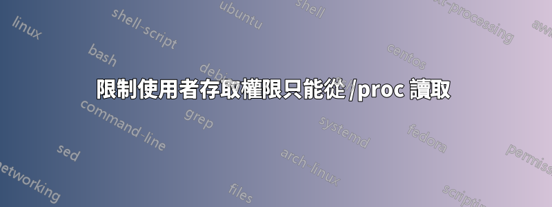 限制使用者存取權限只能從 /proc 讀取