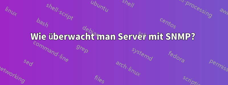 Wie überwacht man Server mit SNMP?