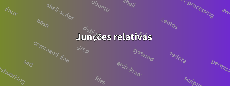 Junções relativas