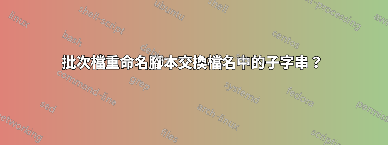 批次檔重命名腳本交換檔名中的子字串？