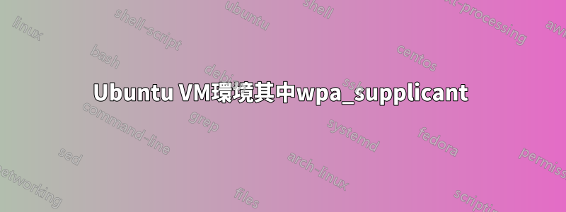 Ubuntu VM環境其中wpa_supplicant