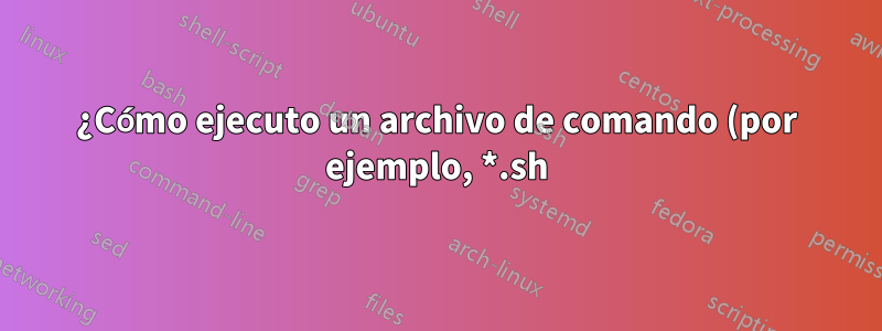 ¿Cómo ejecuto un archivo de comando (por ejemplo, *.sh) en una utilidad de interacción de shell separada (por ejemplo, iTerm2) en el inicio de sesión de mi usuario?