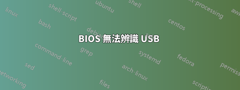 BIOS 無法辨識 USB