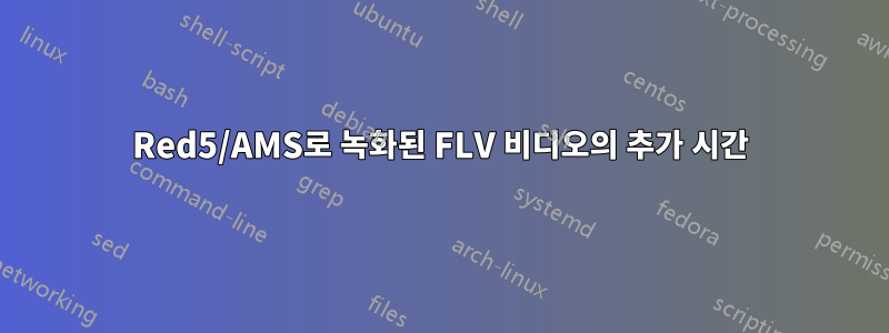 Red5/AMS로 녹화된 FLV 비디오의 추가 시간