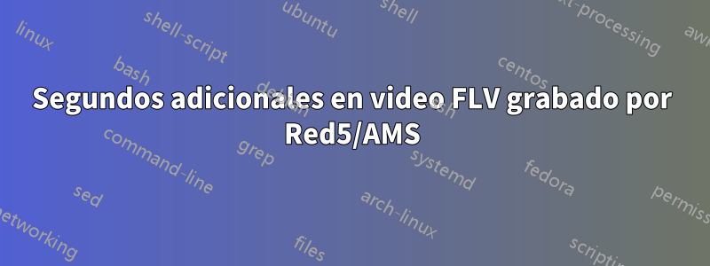 Segundos adicionales en video FLV grabado por Red5/AMS