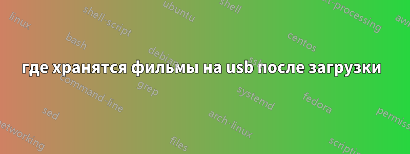 где хранятся фильмы на usb после загрузки 