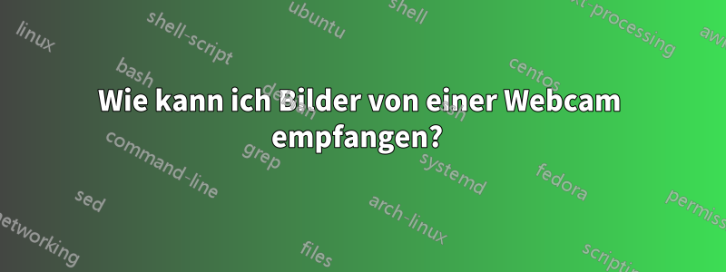 Wie kann ich Bilder von einer Webcam empfangen? 