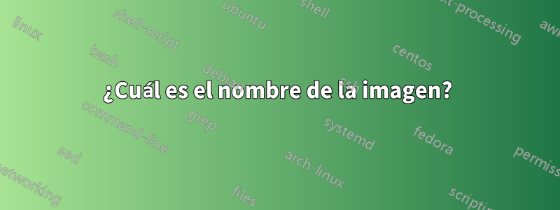 ¿Cuál es el nombre de la imagen?