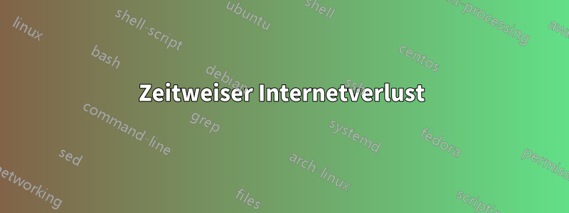 Zeitweiser Internetverlust