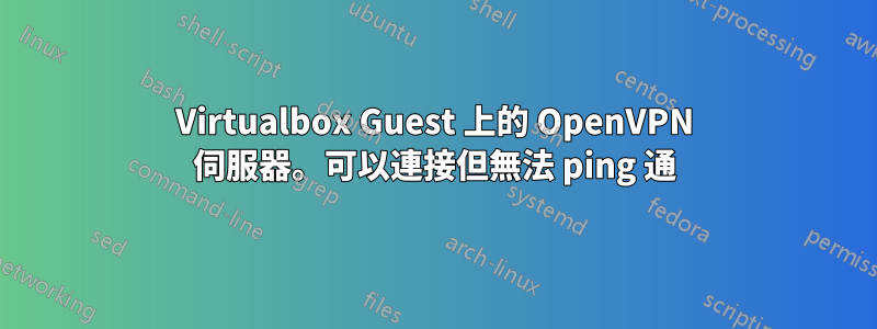 Virtualbox Guest 上的 OpenVPN 伺服器。可以連接但無法 ping 通