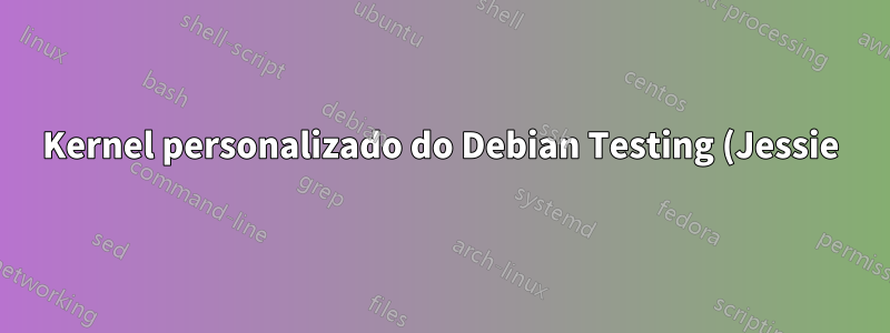 Kernel personalizado do Debian Testing (Jessie) e instalação do driver ATI interrompida