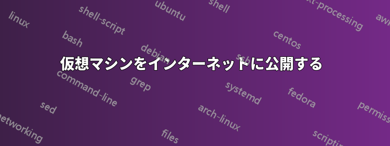 仮想マシンをインターネットに公開する 