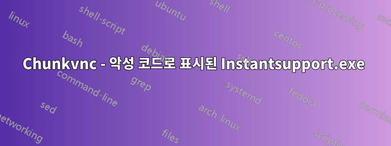 Chunkvnc - 악성 코드로 표시된 Instantsupport.exe