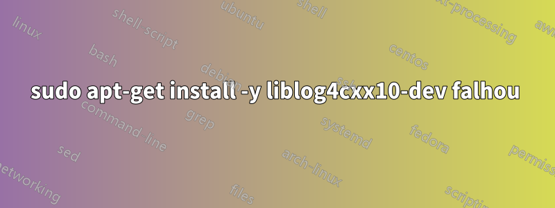 sudo apt-get install -y liblog4cxx10-dev falhou